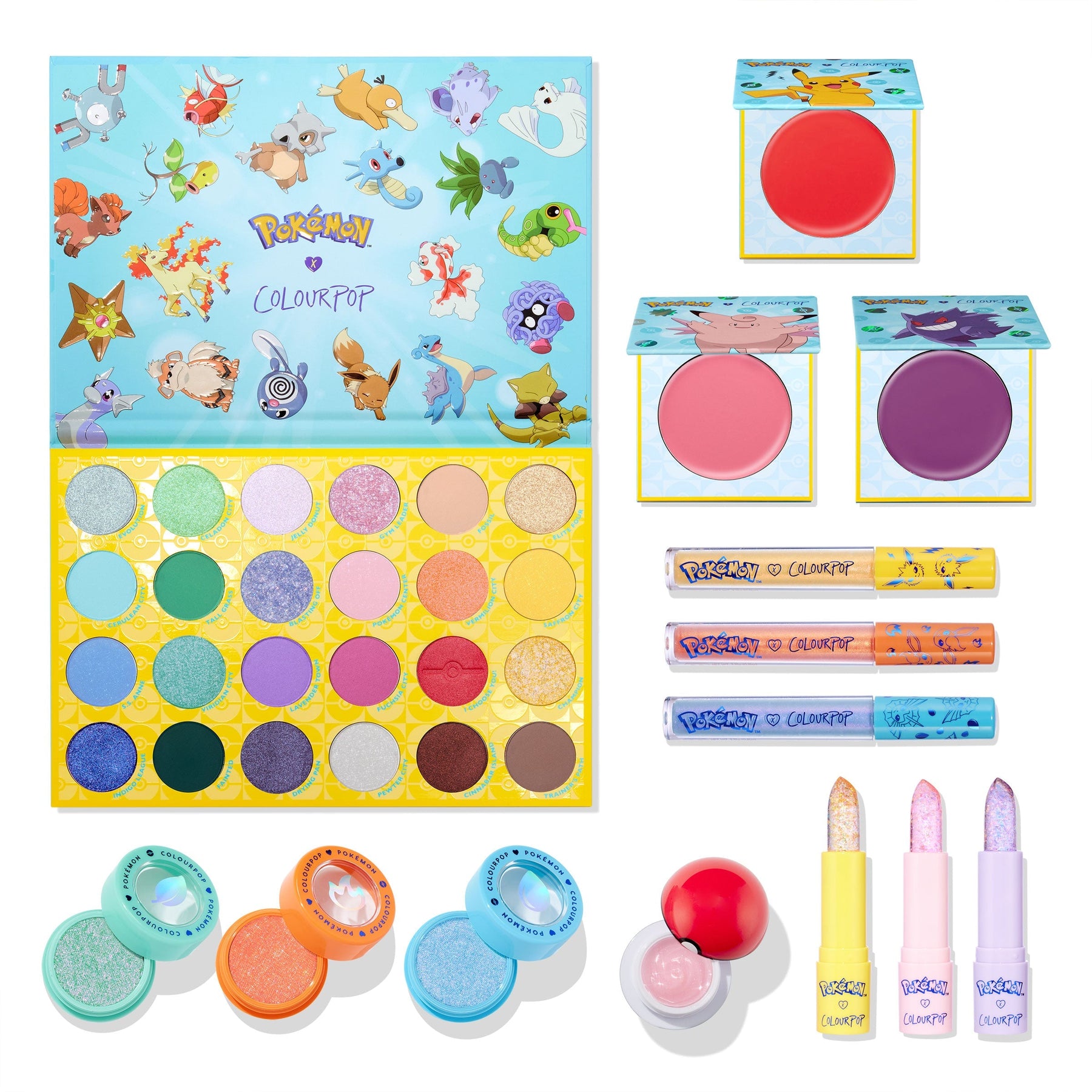 Pokémon x ColourPop Collection - Daily Set