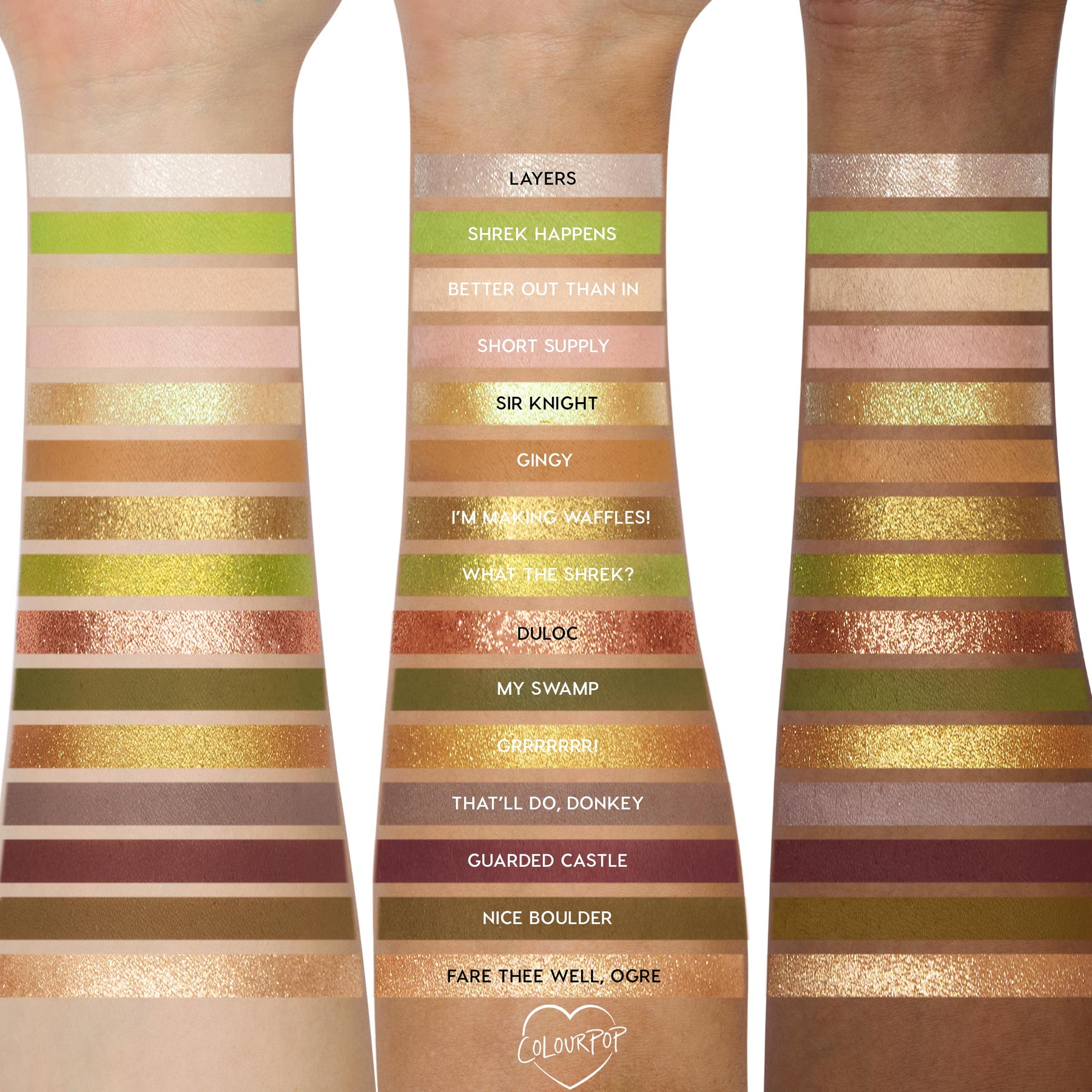 ColourPop X DreamWorks Shrek - Gift Ready
