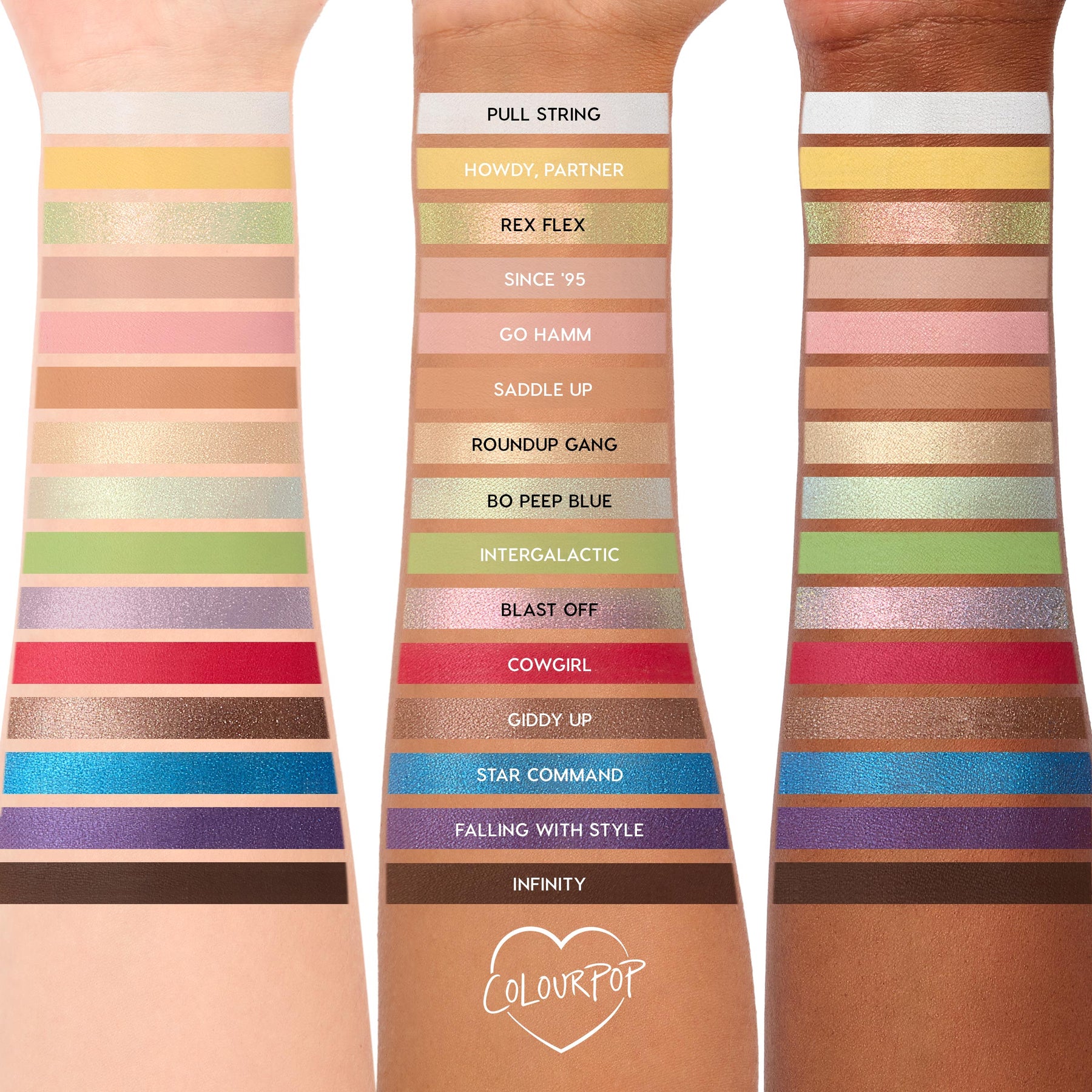 Toy Story and ColourPop Collection - Weekend Pair